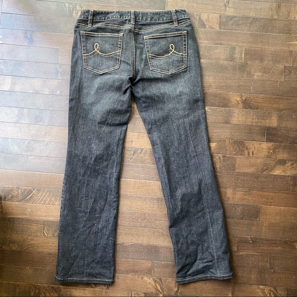 LOFT Faded Black/Gray Slim Boot Jeans Size 6 - Picture 8 of 10